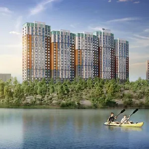  Апартаменты прекрасная квартира на берегу озера в жк Laketown